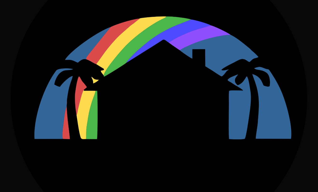 Maui Exteriors rainbow homefront logo