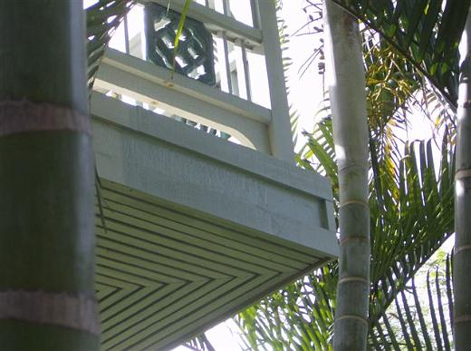 Repaired balcony and soffit
